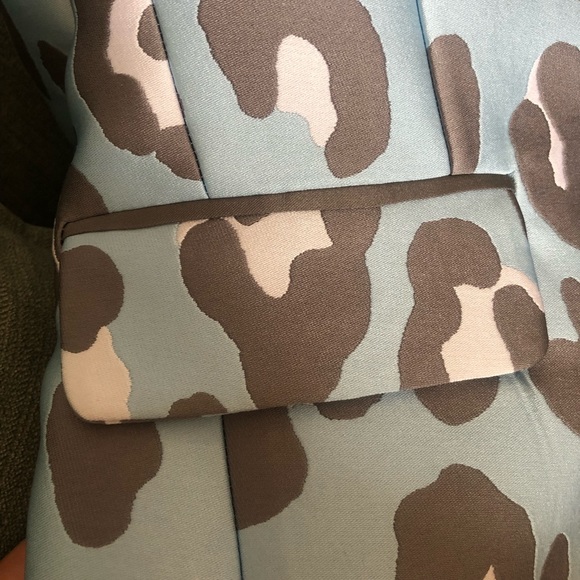 Adam Lippes(NOT for target collection) Womens Sky Leopard Print Silk blazer - Picture 7 of 10